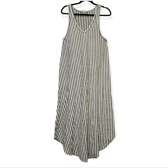 Caution to the wind racerback striped dress, small - Picture 1 of 9